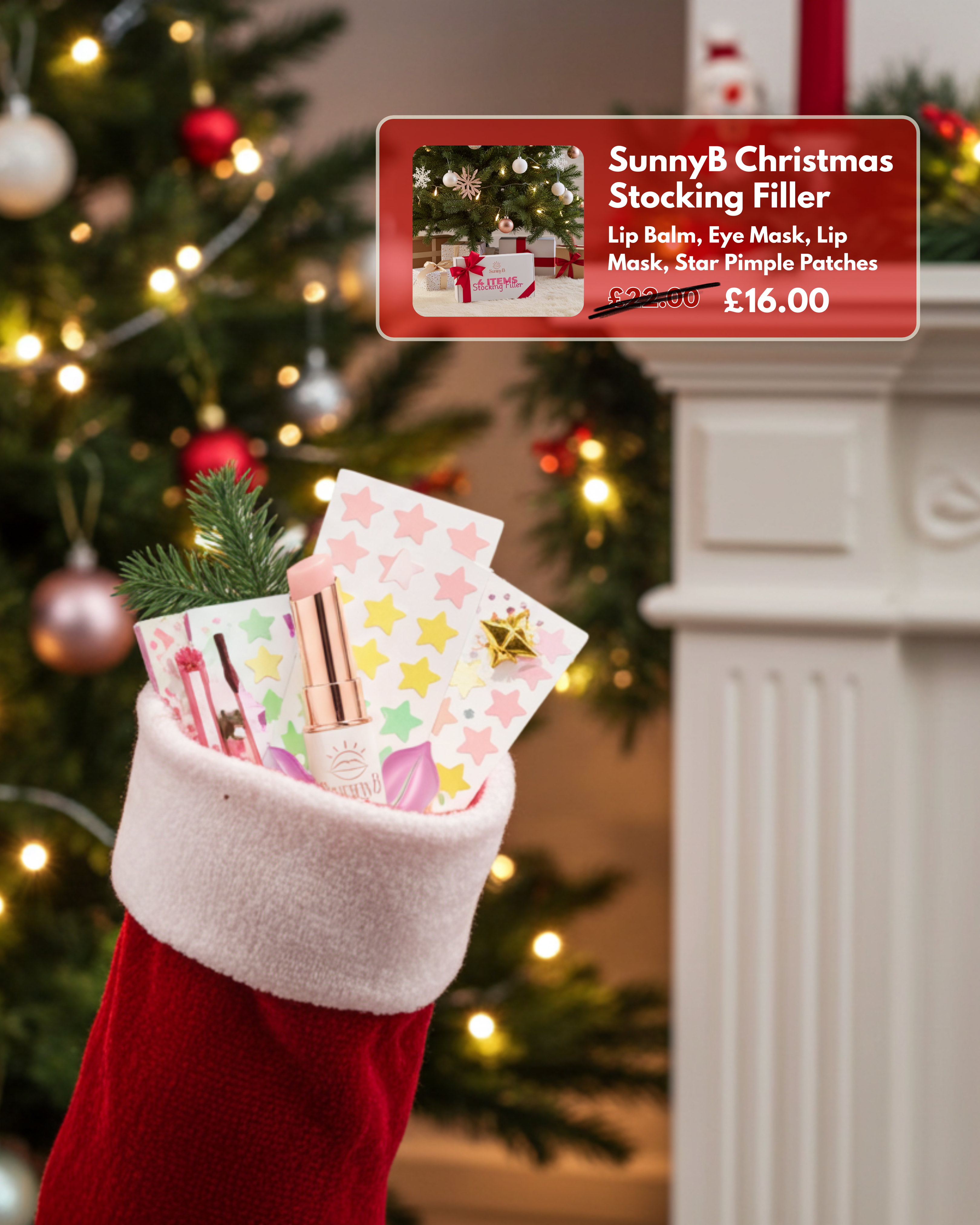 SunnyB Christmas Stocking Filler Gift Set Bundle