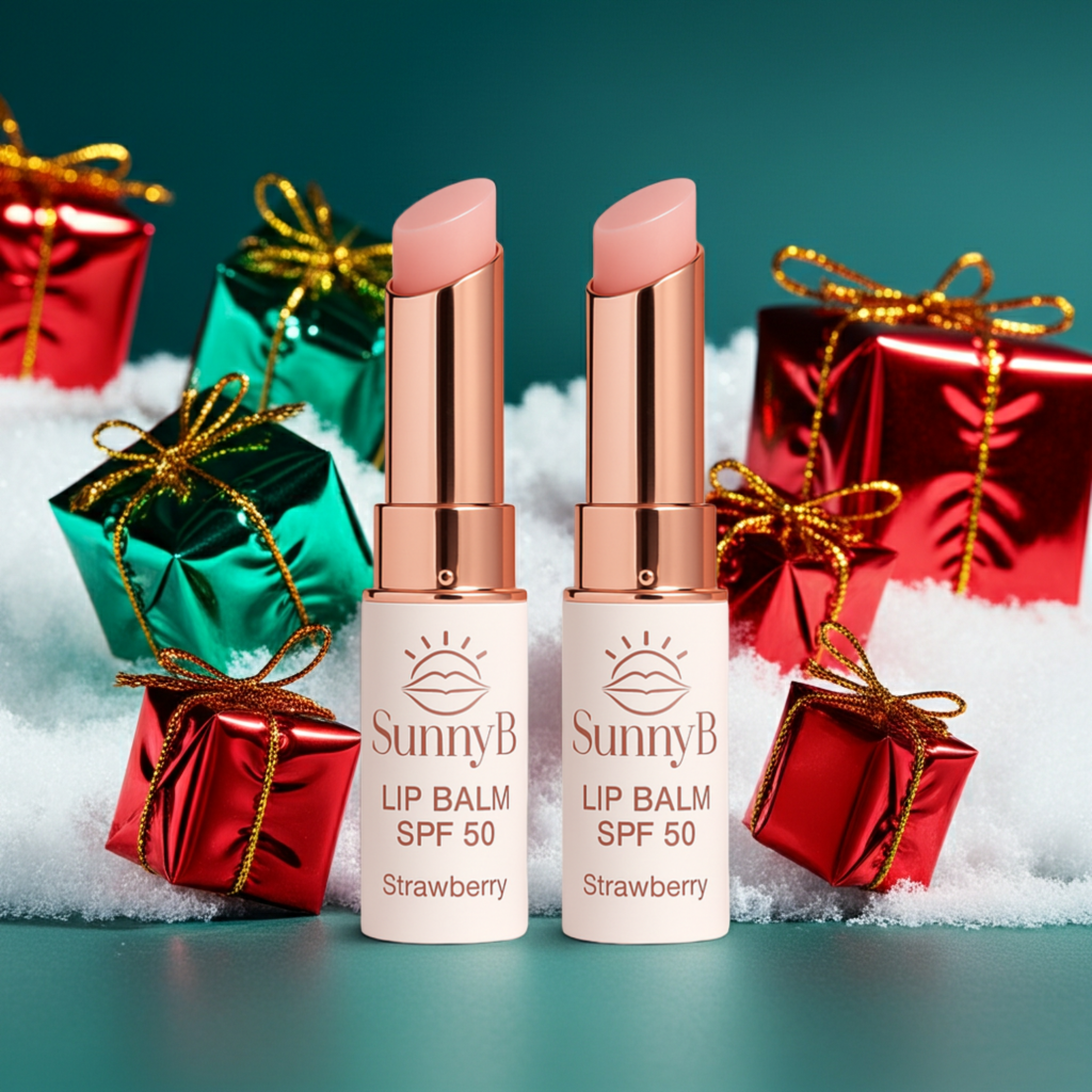 SunnyB Pretty Girl Duo SPF50+ Lip Balm Twin Pack Glossy