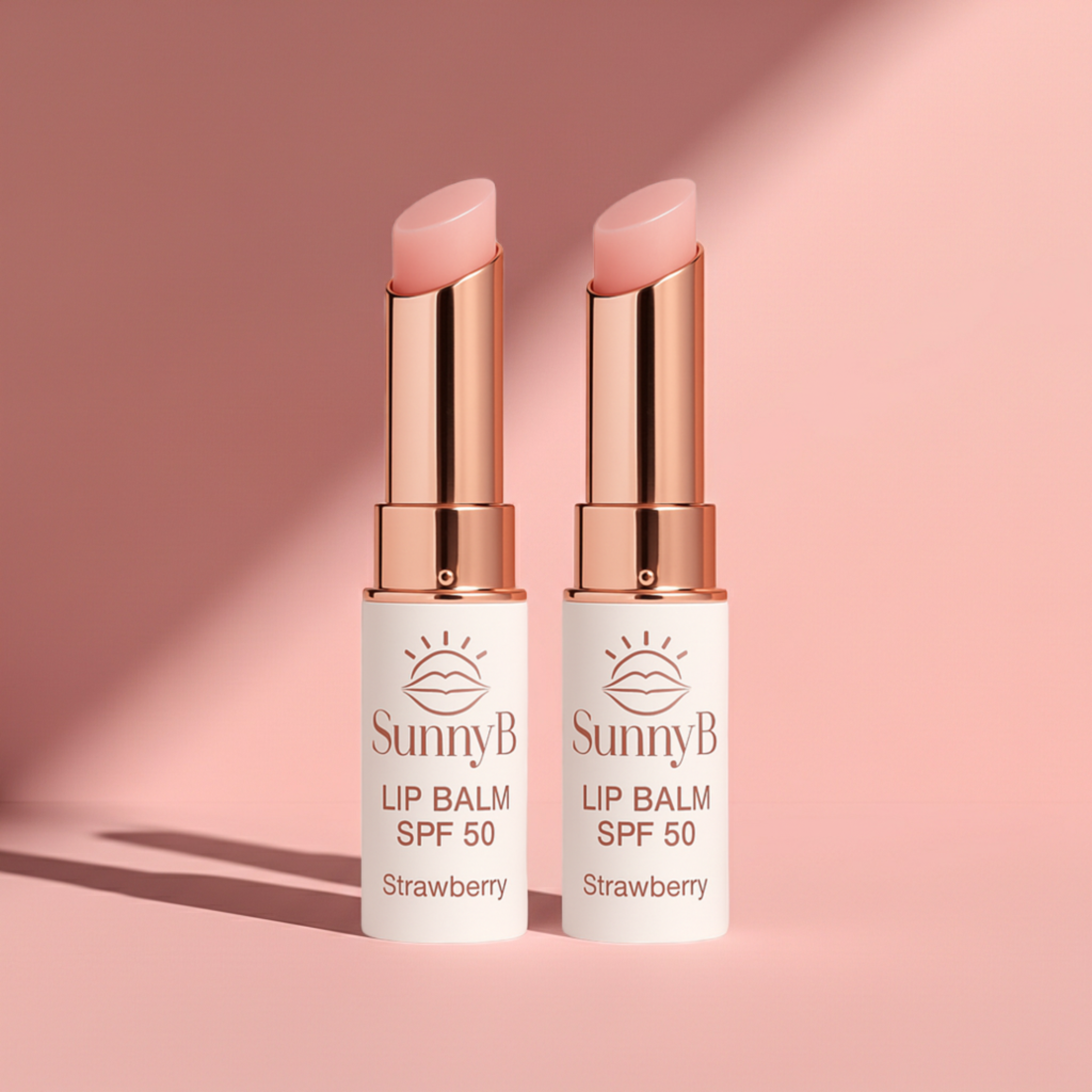 SunnyB Pretty Girl Duo SPF50+ Lip Balm Twin Pack Glossy