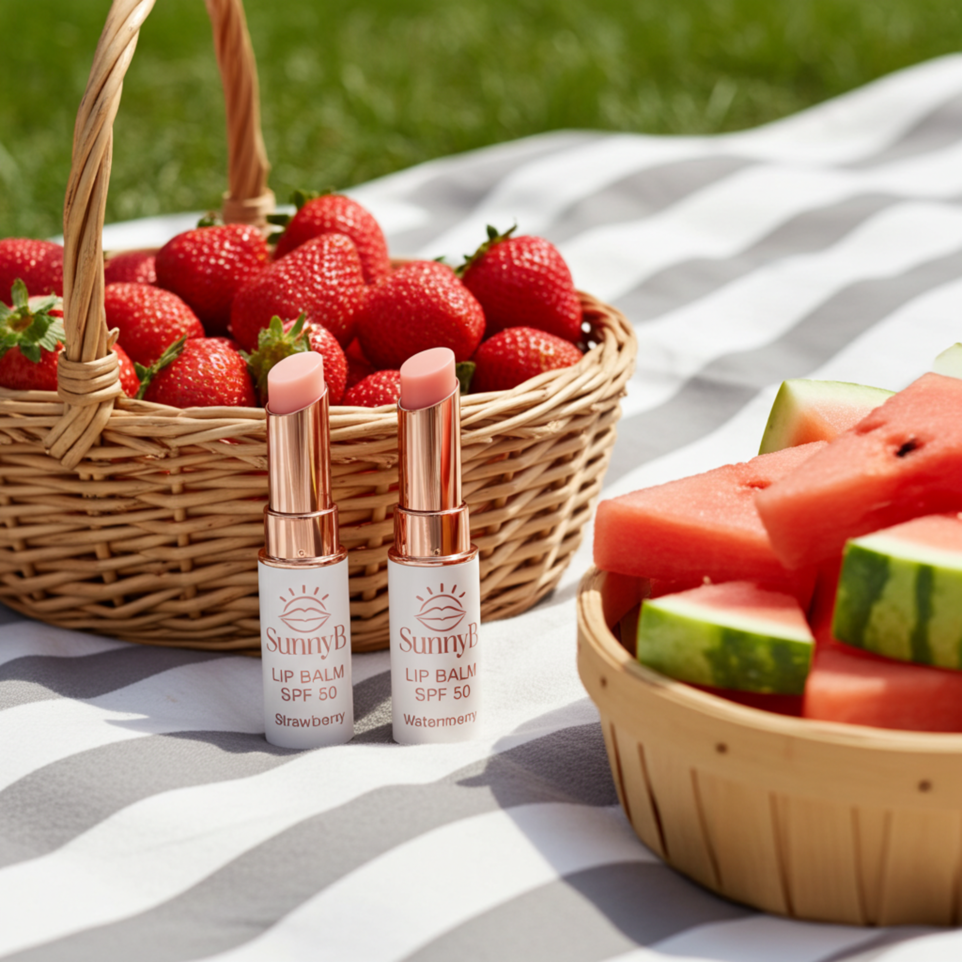 SunnyB Pretty Girl Duo SPF50+ Lip Balm Twin Pack Glossy