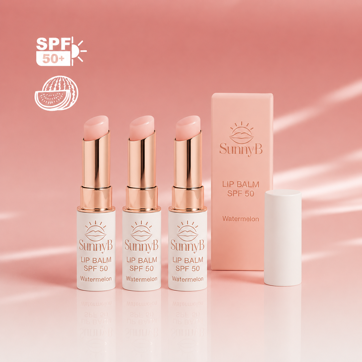 SunnyB SPF50+ Lip Balm - Watermelon