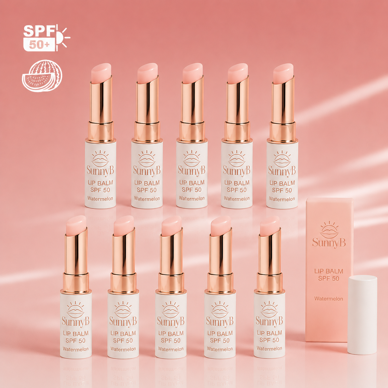 SunnyB SPF50+ Lip Balm - Watermelon