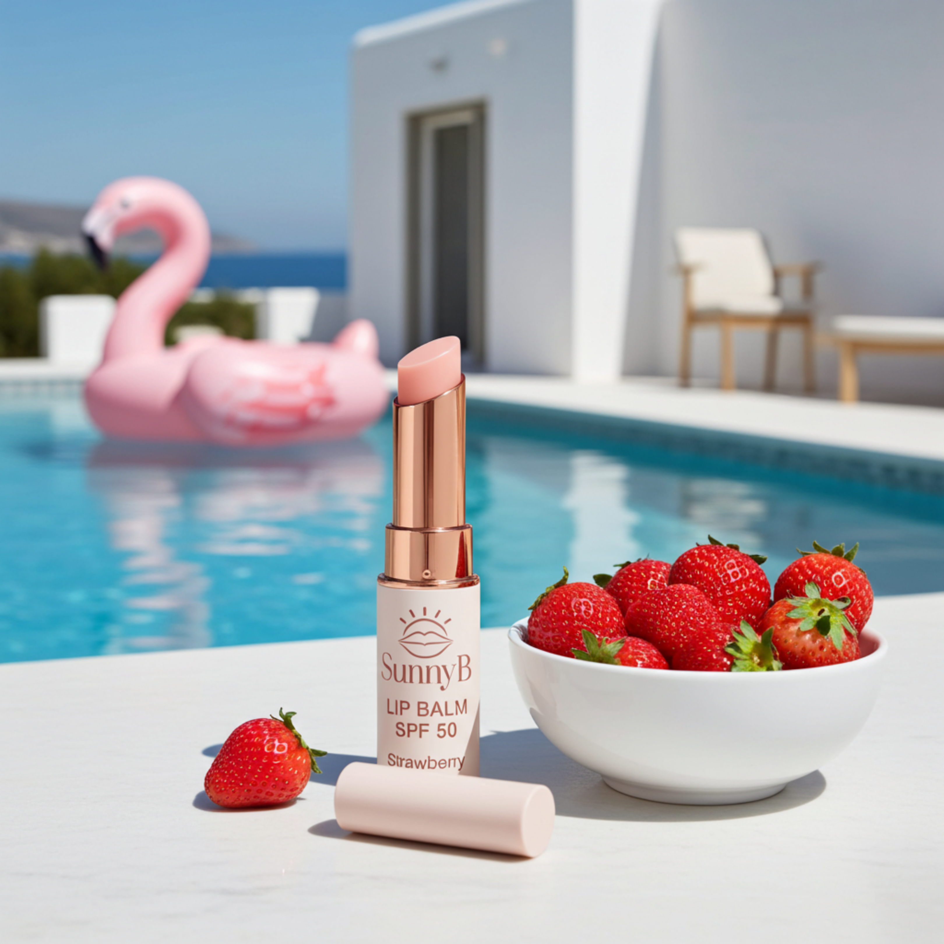 SunnyB SPF50+ Lip Balm - Strawberry