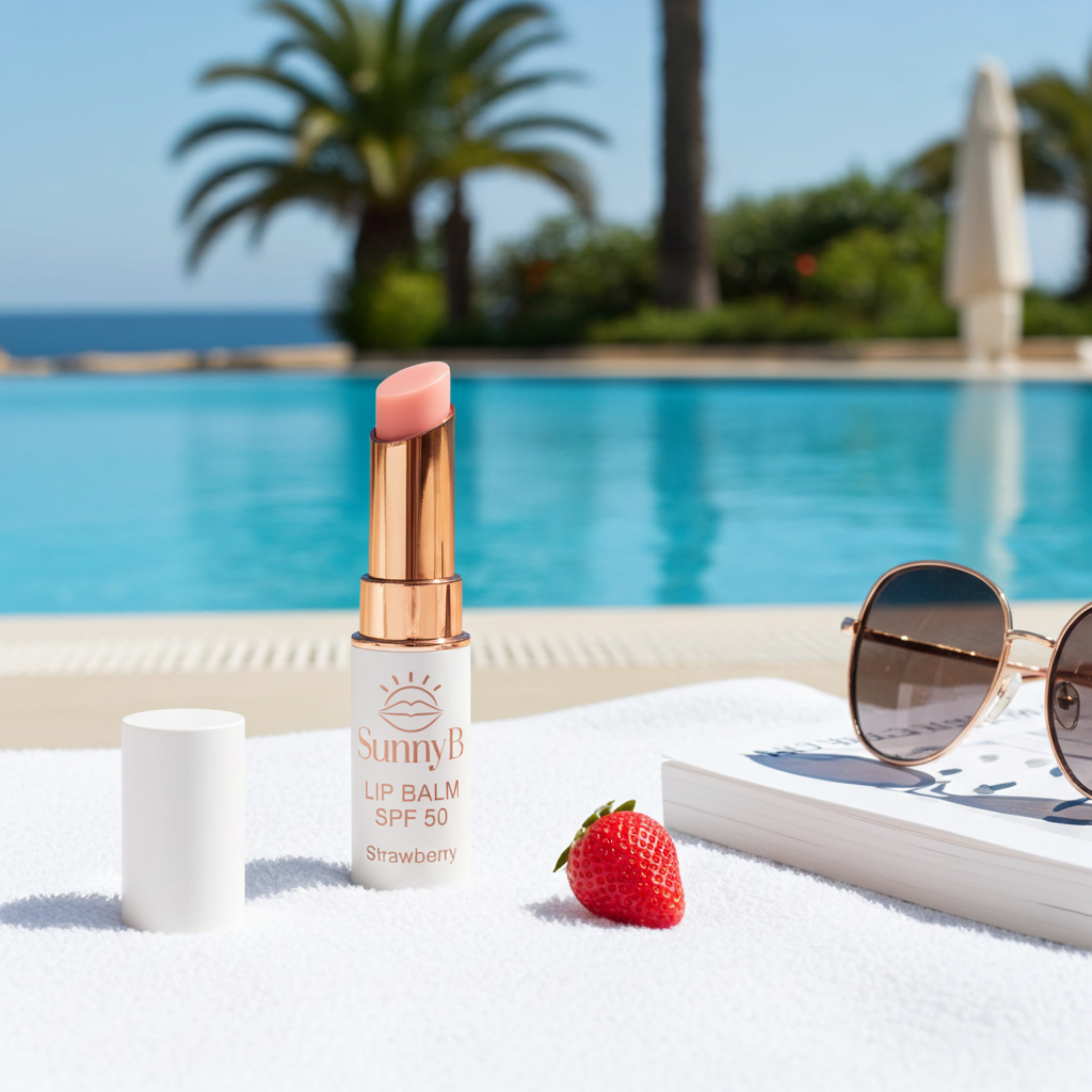 SunnyB SPF50+ Lip Balm - Strawberry