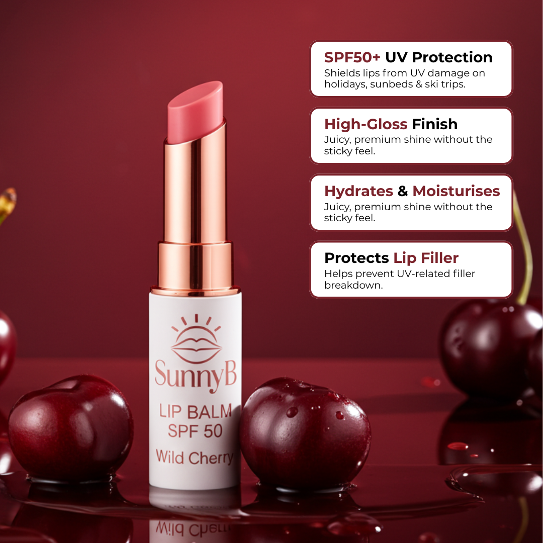 SunnyB SPF50+ Lip Balm - Wild Cherry