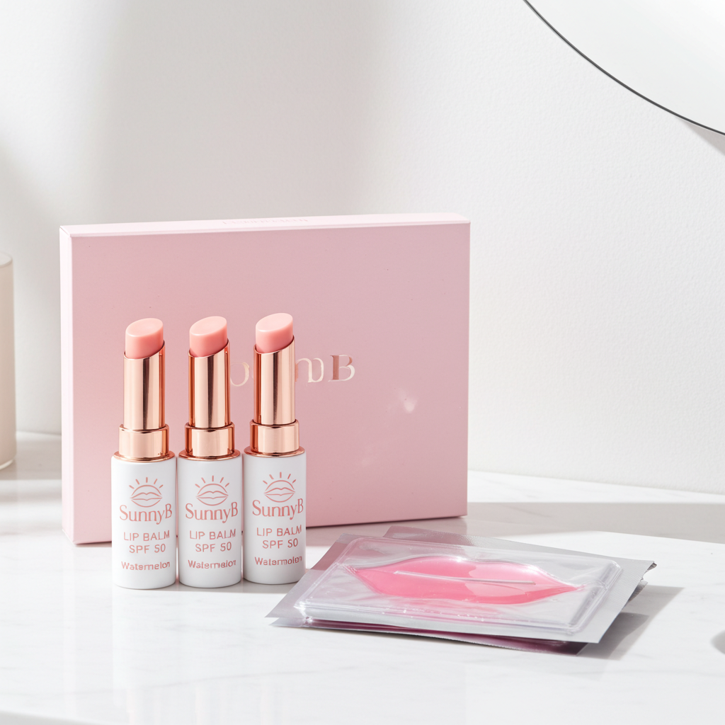 The Lip Rescue & Repair Kit — 3× SPF50+ Balm + 3× Collagen Lip Mask